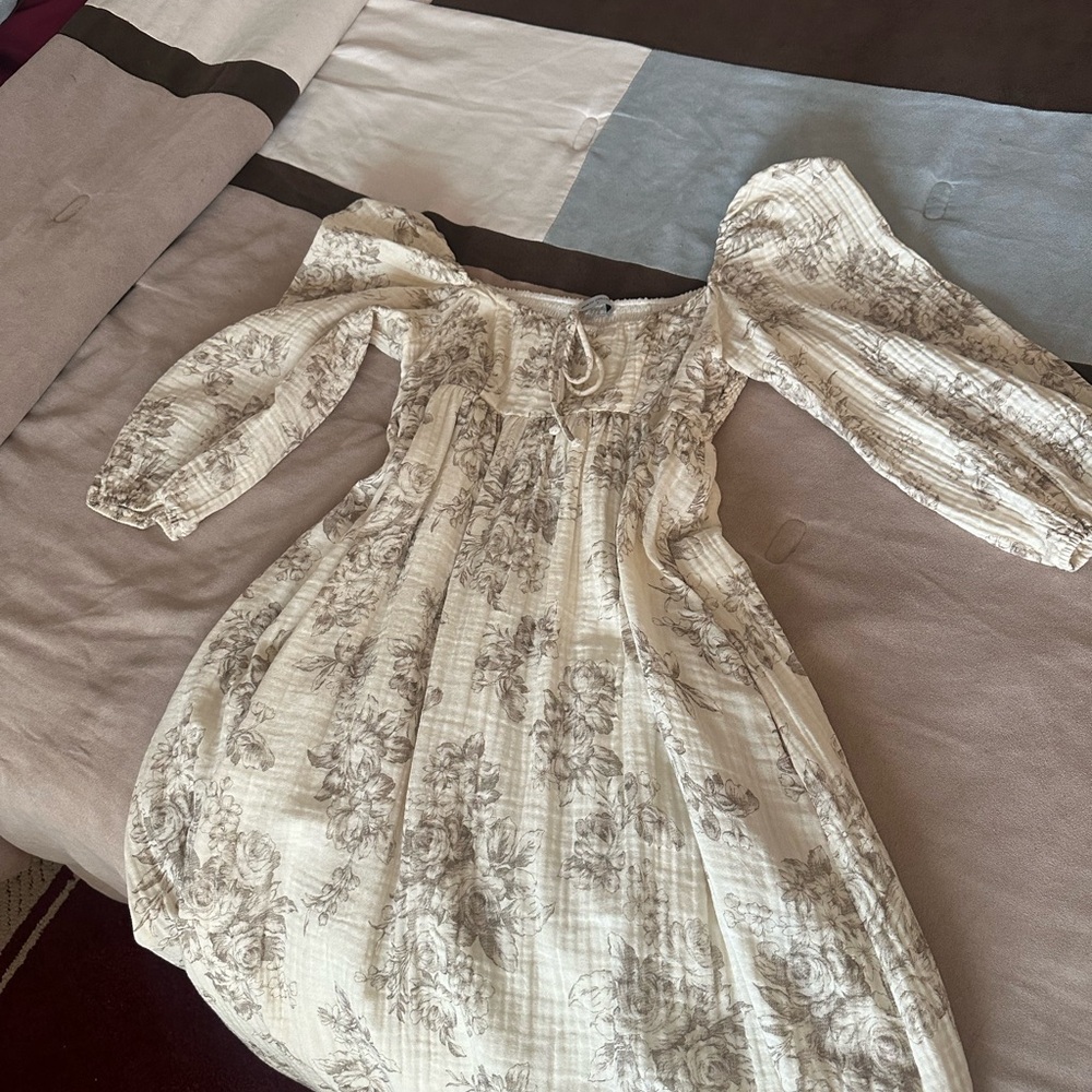 Worth Collective 100% Cotton Floral Maxi Dress